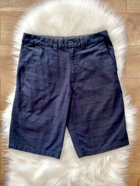 ONEILL Men’s Shorts (SIZE 31) – Dark Grey with Black Stripes - Sleek & Sporty